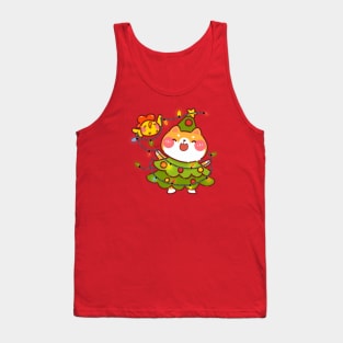 Tangled Christmas Light Shiba Inu Tank Top